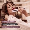 Travel Flat Iron Cordless, Mini Hair Straightener and Curler for