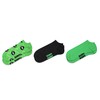 Happy Socks 3-Pack Vinyl Low Socks, Green, M/L