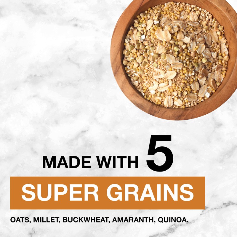 KIND Healthy Grains Clusters, Almond Butter Granola, 10g Protein, Gluten