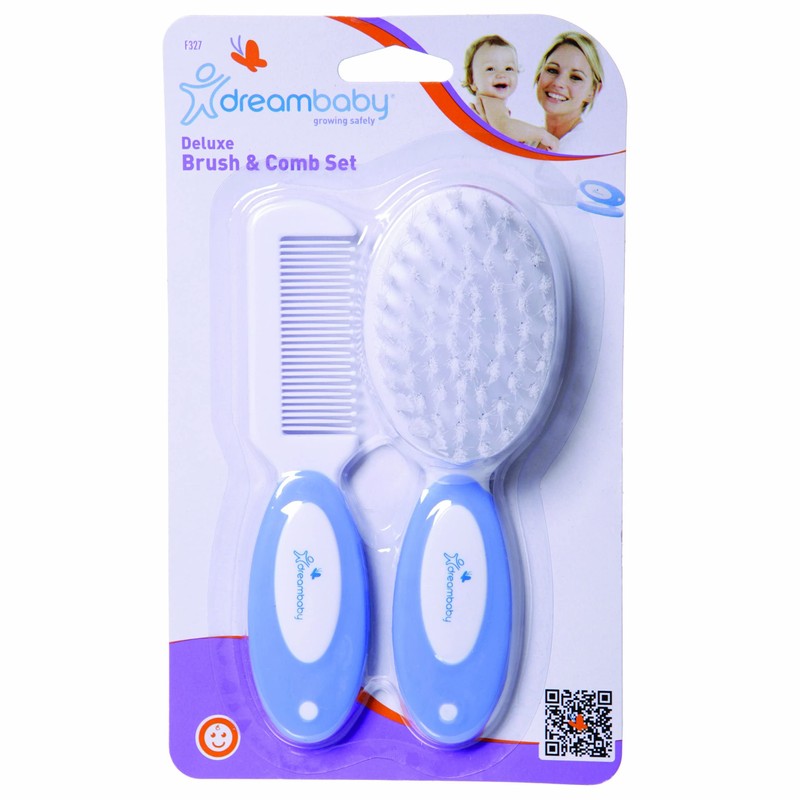 Dreambaby G327 Comb and Brush Set for Babies Blue