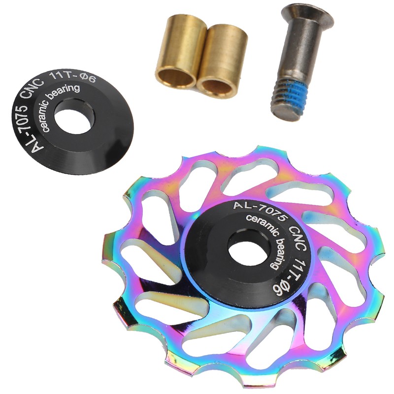 Mountain Bike Rear Derailleur Pulley Bicycle Aluminum Alloy 11T Wheel