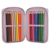 Depesche 11231 TOPModel - Filled 3-Compartment Pencil Case in Ballet