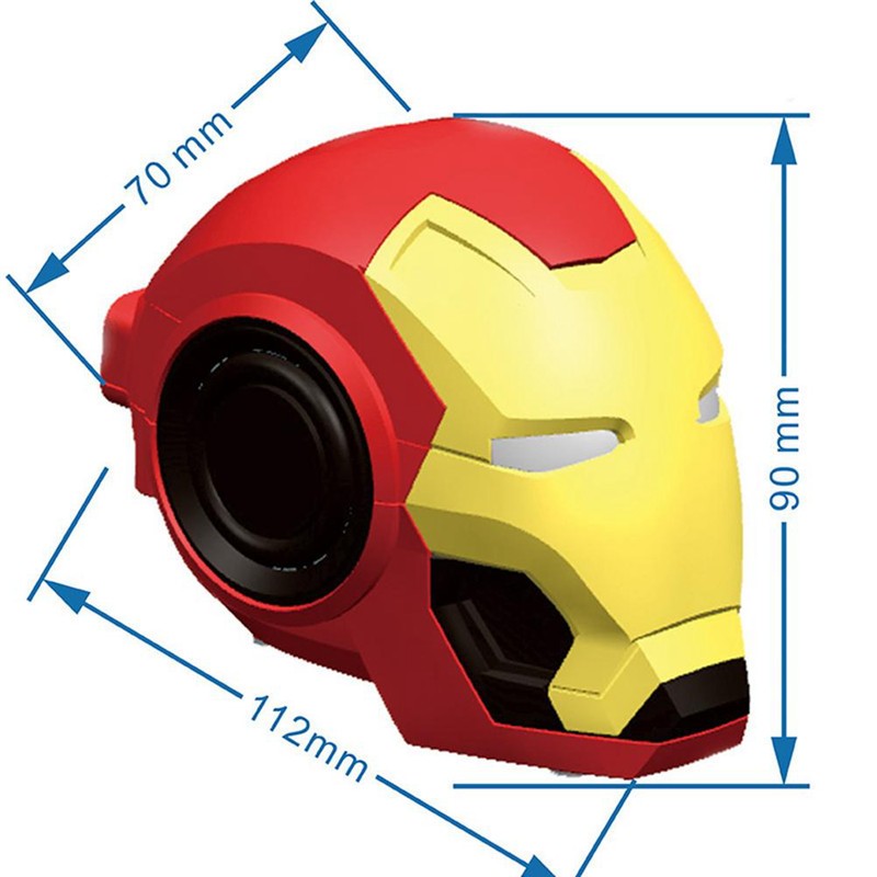 Movie Characters Wireless Helmet Bluetooth Speaker Mini Desktop Speaker Gift
