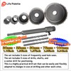 Life Palette Hole Saw Kit Drill Hole Cutter Set with