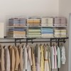 Stackable Closet Organizers and Storage - 4-Tier Stackable Storage Bins,