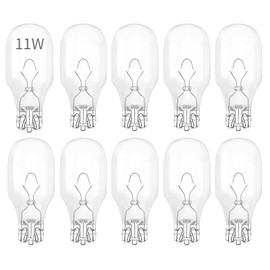 Lustaled T5 Wedge Base Landscape Light Bulb 12V 11W Low Voltage Landscape Bulbs T5 Wedge Base Garden Lights Warm White 2700K 12 Volt Malibu Lawn Light Bulb for Deck Stairway Yard Lighting (10-Pack)