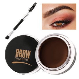 EONFAVE Waterproof Eyebrow Gel, Long-Lasting Eyebrow Shapes Gel Brow Gel with Brush, Highly Pigmented Eyebrow Colour, Lightweight, Non-Greasy Styling Eyebrow Gel (03 Dark Brown)