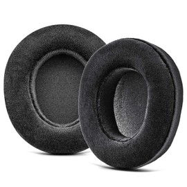 Nova Pro Wireless Replacement Earpads for Arctis Nova Pro Wireless Headset by TRANSTEK, Improved Durability and Sound Isolation I Add Thickness (Soft Velour)