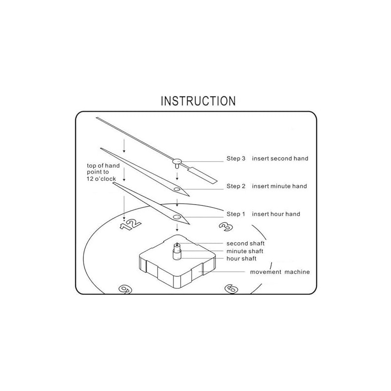 CABLEPELADO - Clockwork Quartz Clock Silent - Watch Repair Kit