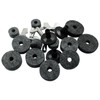 Piutouyar 23 Pcs Grey Cymbal Replacement Accessories Set, Cymbal Stand