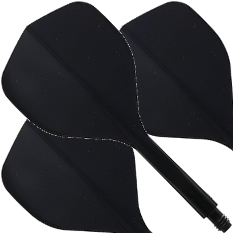 Condor Axe 120 | Dart Flights and Colours. (Black, Long)