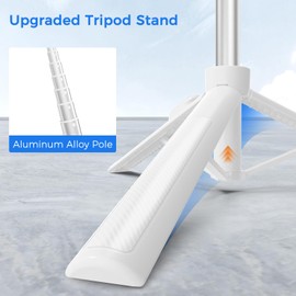 Liphisy Selfie Stick Travel Tripod for Cell Phone with Remote Control and Phone Holder, Extendable Selfie Stick for iPhone, iPhone Tripod for Video Recording, 50 Inch, White