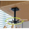 Fengirl Kitchen Utensil Hanger with 6 Hooks, Under Cabinet Utensil