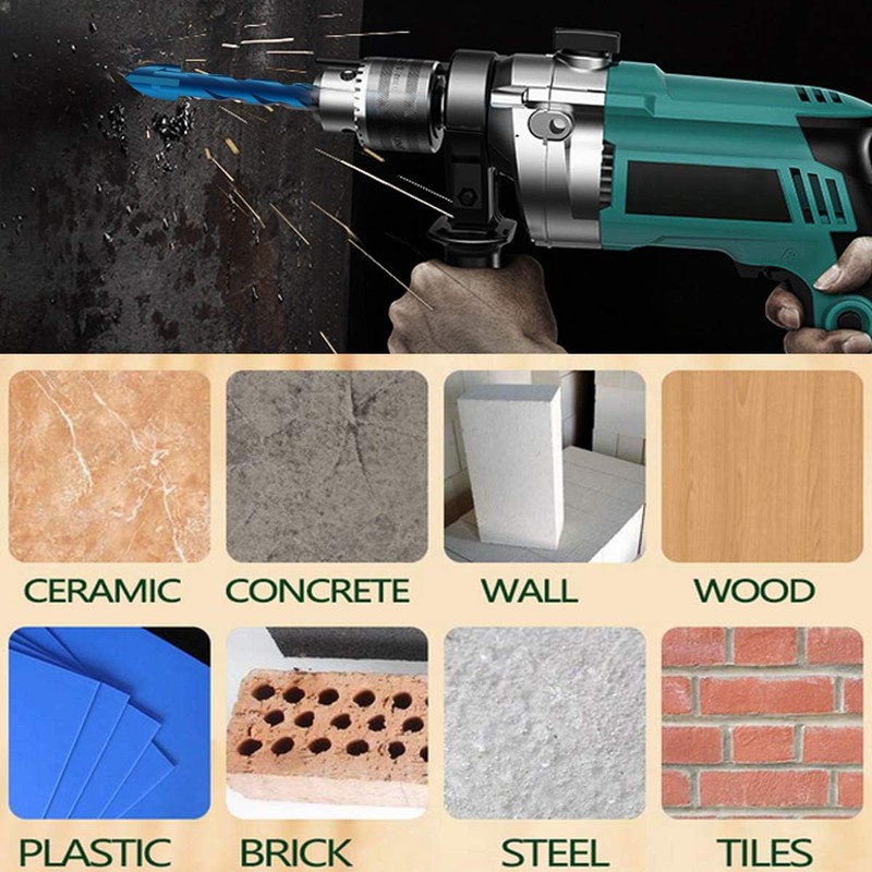 JOERIC 5/16”Masonry Drill Bit Set, 5Pieces 8mm Concrete Drill Bits