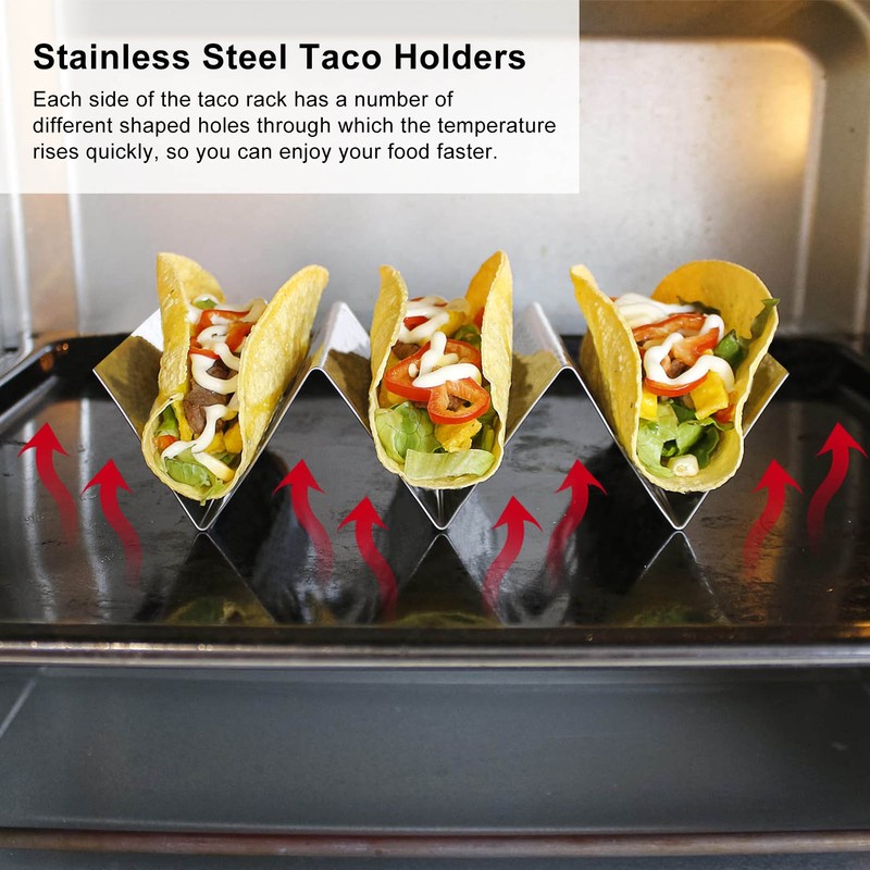 Taco Holder Rapid Heating Fill and Serve Tacos with Ease