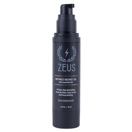 ZEUS Refined Aceite para barba – Dejar en Concentrado Suavizante Hidratante y Acondicionador para la piel facial y el cabello