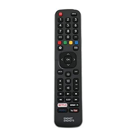 New EN2A27 EN2A27S 2 in 1 Replace Remote fit for Sharp Hisense TV 55H6B 50H7GB 50H6B N6200U LC-40N5000U LC-43N5000U LC-43N6100U LC-43N7000U LC-50N5000U LC-50N6000U LC-50N7000U LC-55N620CU LC-55N6000U