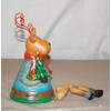 Holiday Christmas Reindeer Holding a Tree Shelf Sitter Dangling Legs
