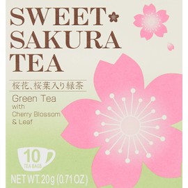 Tea Boutique Sweet Sakura Tea Green Tea Bag 0.07 oz (2 g) x 10 P