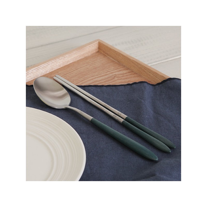 Golden Bell Solar Epic Couple Spoon Set / 골든벨 솔라