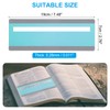 PATIKIL 10 Pcs Guide Reading Strips, Highlight Color Overlay Bookmarks,
