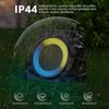 MIKK 2 Pack Solar Rock Speakers Outdoor Waterproof Patio with