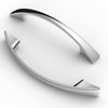 FURNIWARE Pack of 5 Cabinet Pulls, Zinc Alloy Drawer Pulls,