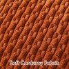 Sungeek Set of 2 Rust Soft Corduroy Decorative Cushion Covers