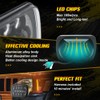SPL DOT Approved 105W Brightest 5x7 7x6 Projector Led Headlights