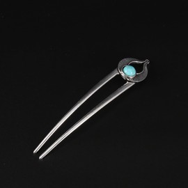 Metal U Shaped Hairpin Vintage Hair Stick 4.3" Hair Fork Pin Prong Updo Chignon Pin Hair Accessory for Women Girls Hairstyles