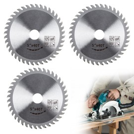 3PCS 115mm Circular Saw Blade, 4.5"" Angle Grinder Circular Saw Blade, 40 Teeth Woodworking Saws Blade for angle grinder for Wood Cutting