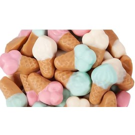 Bayside Candy Gummy Collection - Gummi Collection Gummy Ice Cream Cones (3, Pounds)