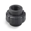 TOMEX PVC Pipe Fitting, Union JETSTREAM, Schedule 80, Grey, EPDM