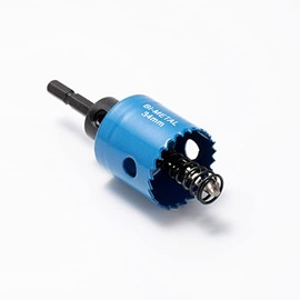 trial-c B-H34 Hexagonal Shaft Impact Holsor 1.3 inches (34 mm) Bimetal Hissing Saw No Brim Through Type Electrical Work