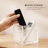 Sepaitila Remote Control Holder, Acrylic Desk Organizer Stone Texture TV