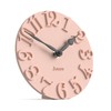 Jones Clocks® Hampstead desk clock | Freestanding | Rose pink