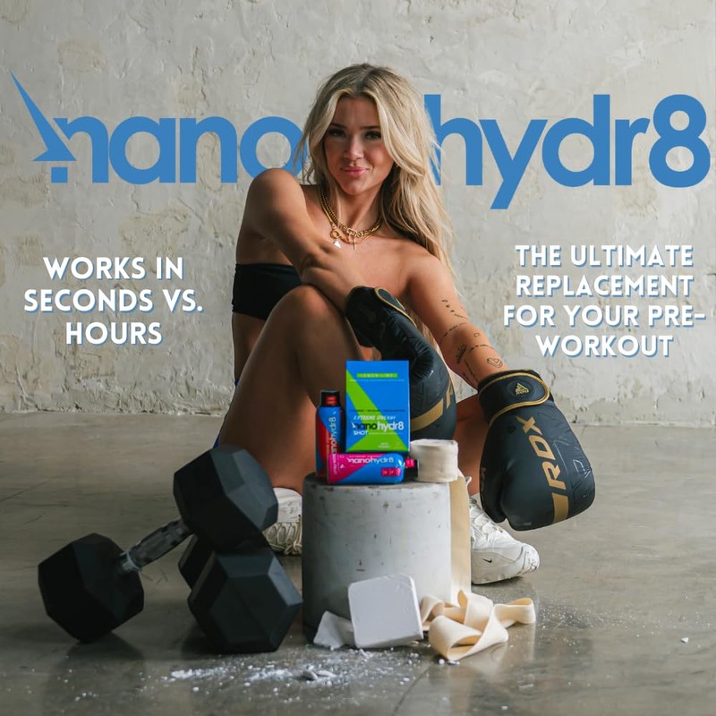 Nanohydr8 Workout Energy Drink with Nanotechnology for Fast Hydration and