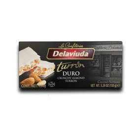Delaviuda La Confiteria Turron Duro, Crunchy Almond Turron (Pack of 1)