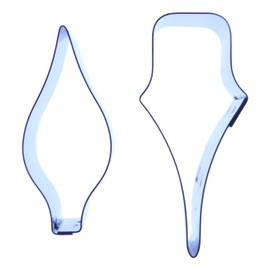 Aquilegia Petal Cutter Set of 2 - Stainless Steel - Made in The UK - Sugarcraft Metal
