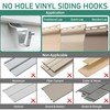 MUAKIOY Vinyl Siding Clips Hooks (20 Pack), Heavy Duty No-Drill