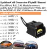 8 Pack Ford Ignition Coil Connector Plug Harness - Compatible