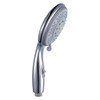 Wirquin 60720772 Ziggy Handbrause, 5 Strahlarten, mit Stop-Jet, verchromt