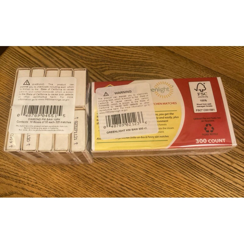 (2 boxes) Diamond Strike Anywhere (Penney Matches & Large Kitchen