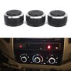 3PCS Car Air Condition Switch Thermal Controller Knob Replacement for