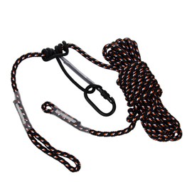 Malta Dynamics Hunter's Elite 30-Foot Reflective Lifeline Rope Set for Tree-Stand Hunting Safety Harness, 300 lbs. Rated