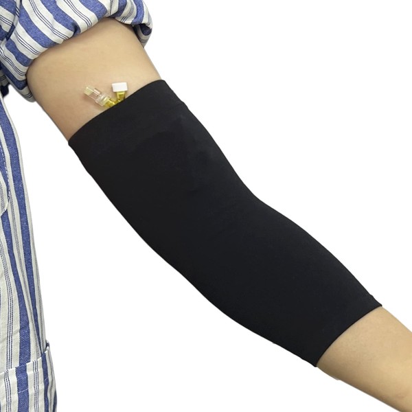 PICC Line Arm Protective Cover, Breathable Elbow Cast Nursing Supplies for Upper Arm 9"-14", Lower Arm 7"-12", 2 PCS