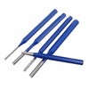 DOITOOL 5pcs Heat Treated Pin Punch Cylindrical Drilling Tool for
