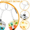 AOEVUIR 2 Pcs Keyring Caravan Camper Keyring Motorhome Decoration Retro