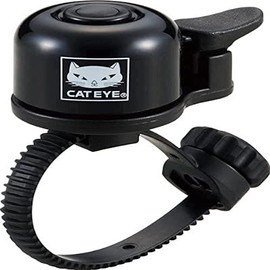 CatEye Unisex_Adult OH-1400 Bicycle Bell, Black, Standard Size