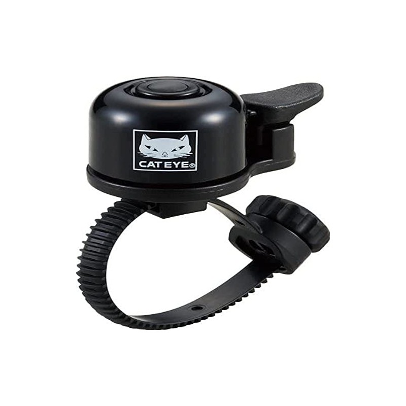 CatEye Unisex_Adult OH-1400 Bicycle Bell, Black, Standard Size